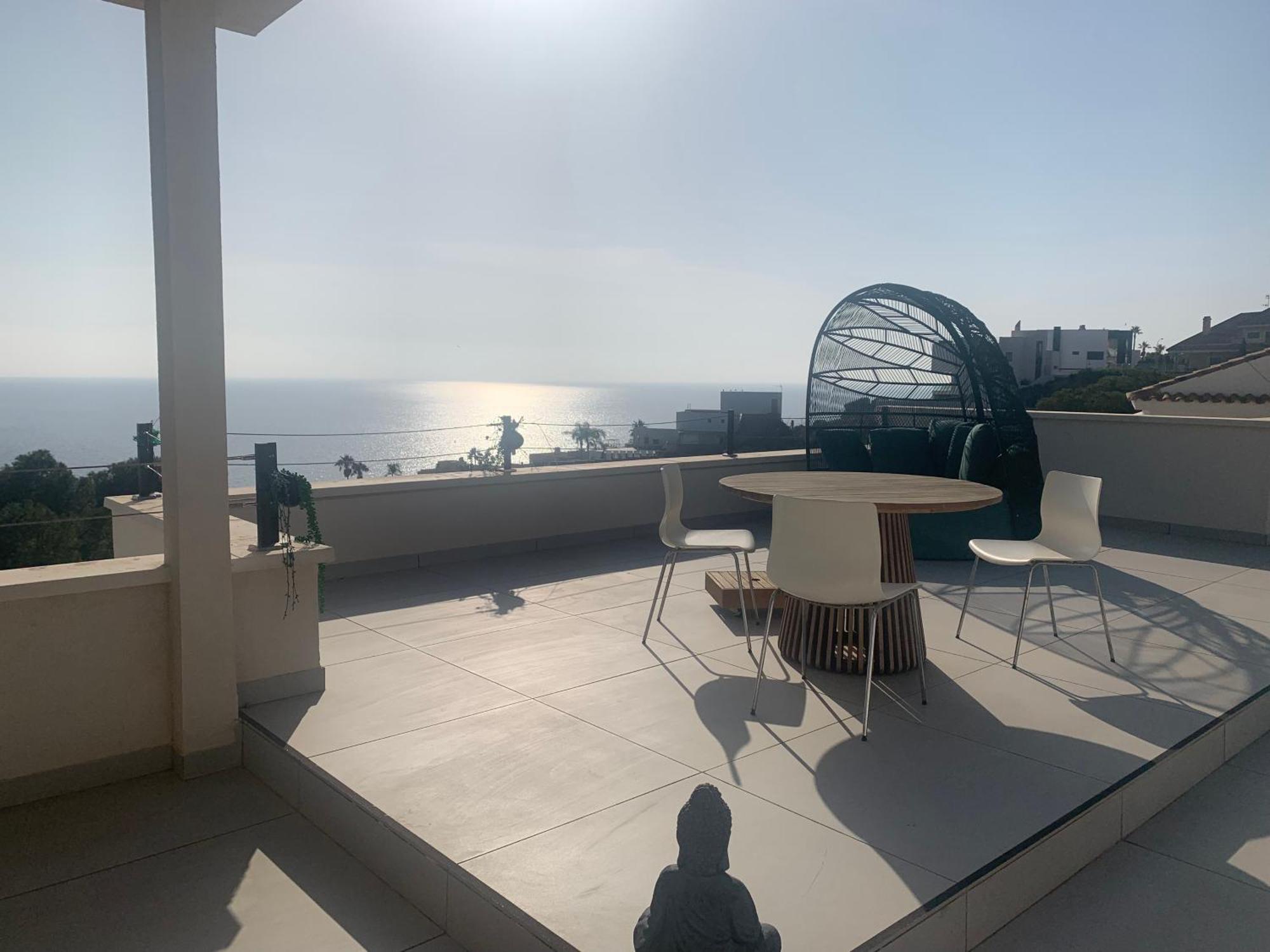Rooftop With Beautiful Sea View Isla Plana Extérieur photo